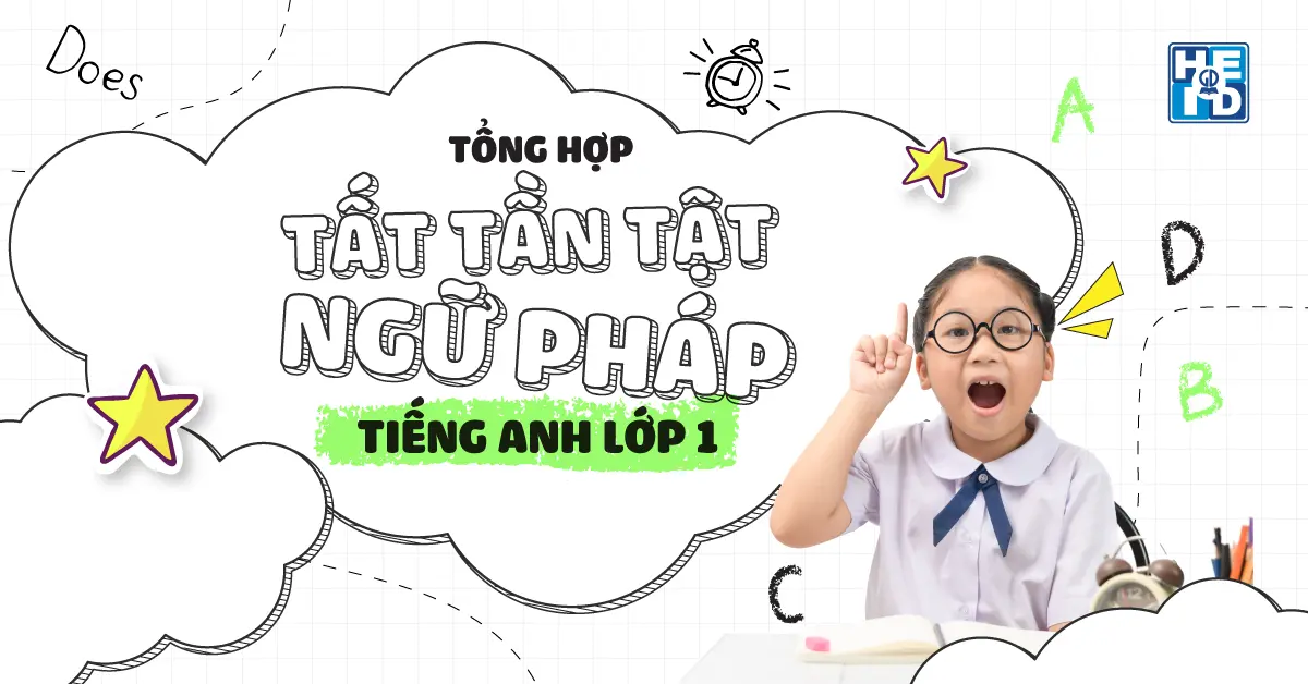 Ngữ Pháp Tiếng Anh lớp 1