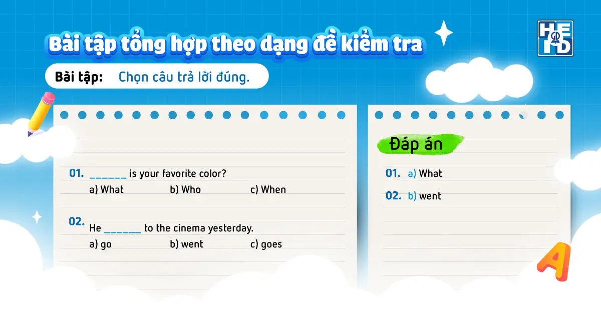 Tổng hợp ngữ pháp tiếng anh lớp 6