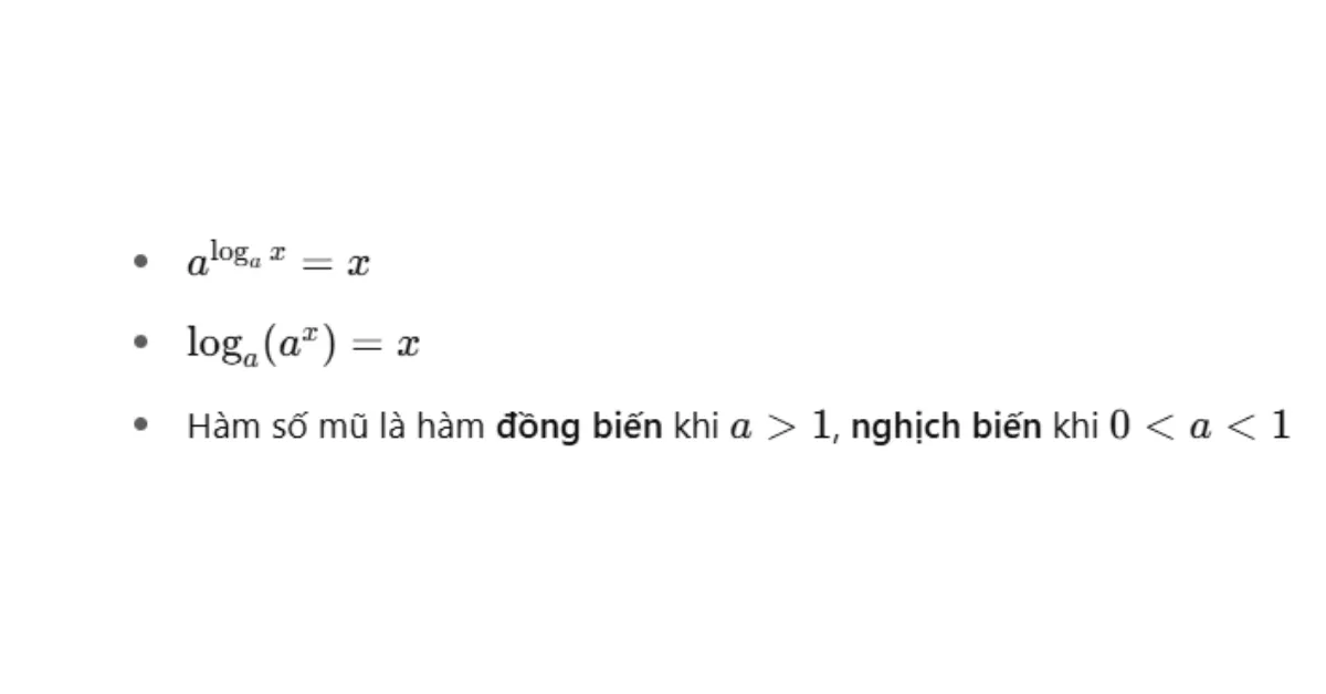 Công thức toán ôn thi tốt nghiệp THPT