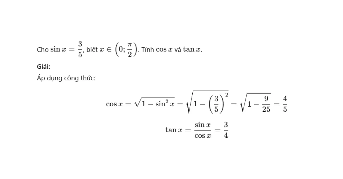 Công thức toán ôn thi tốt nghiệp THPT