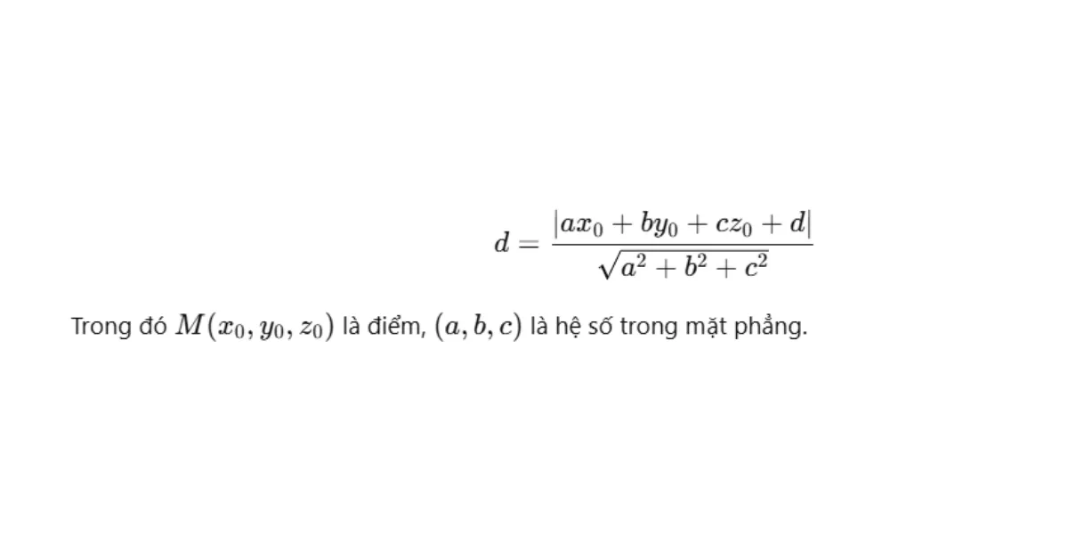 Công thức toán ôn thi tốt nghiệp THPT