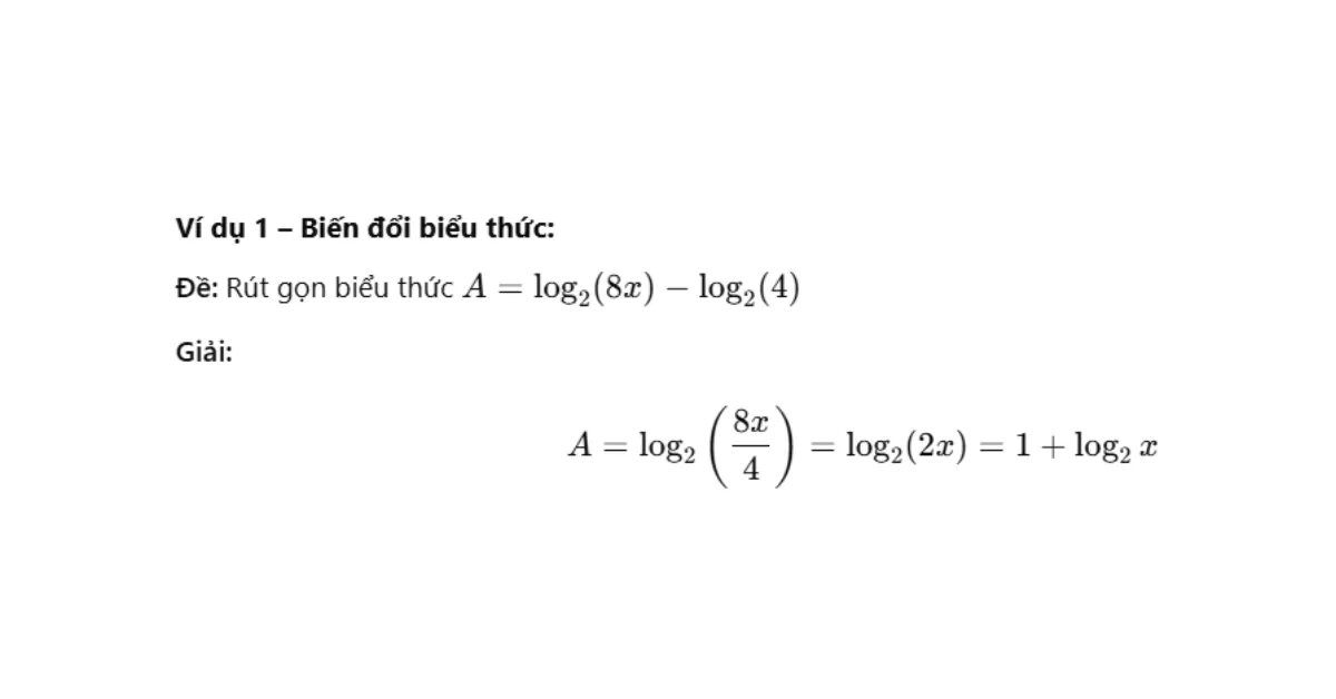 Công thức toán ôn thi tốt nghiệp THPT