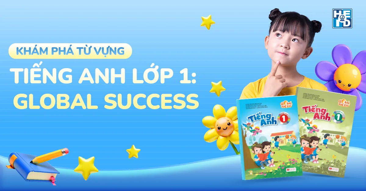 Từ vựng tiếng anh lớp 1