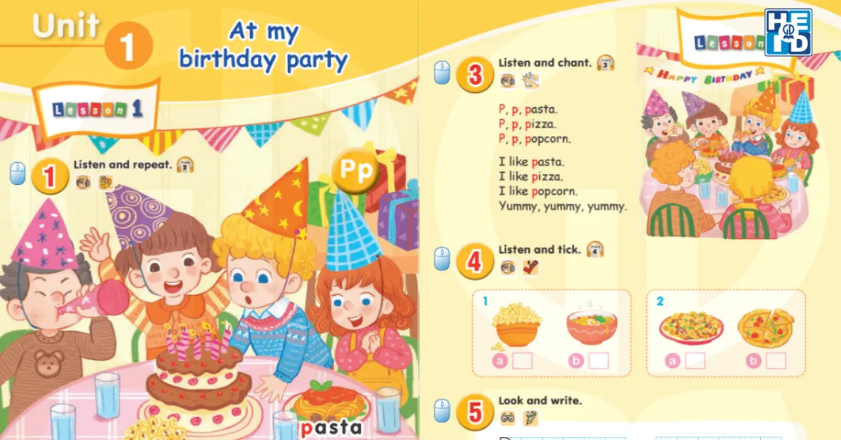 Unit 1 - At my birthday party