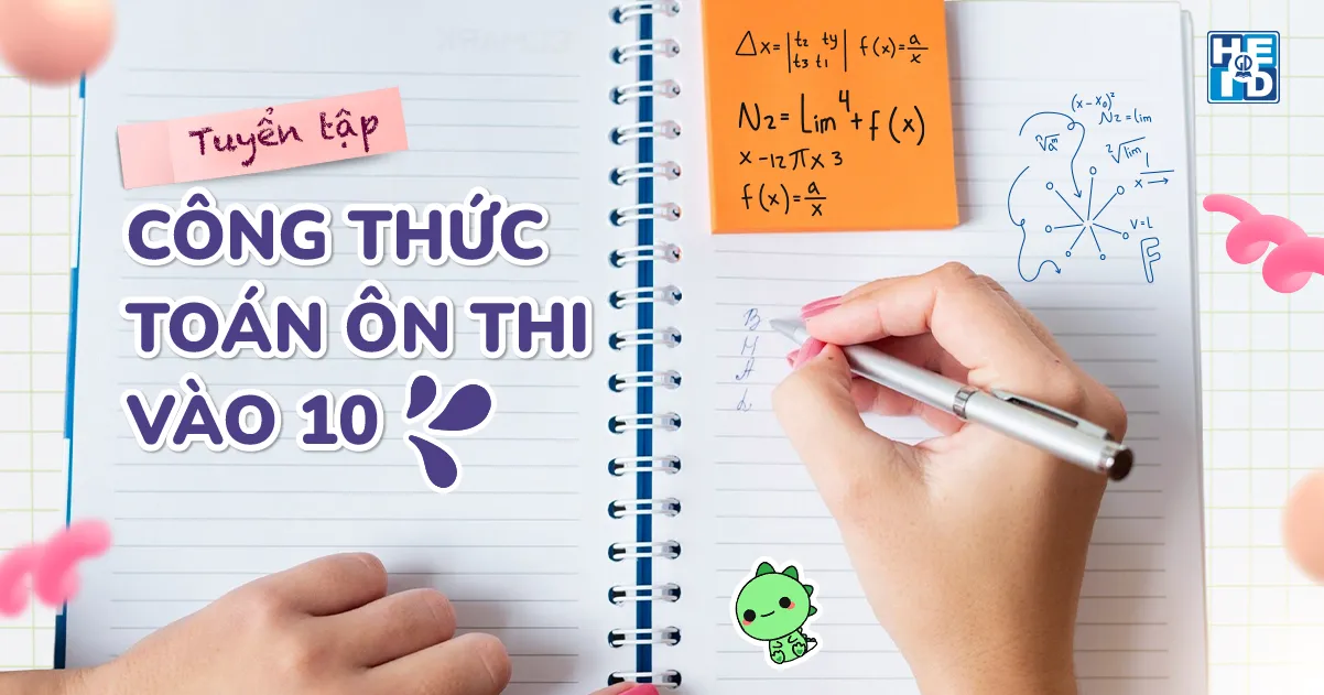 công thức toán ôn thi vào 10