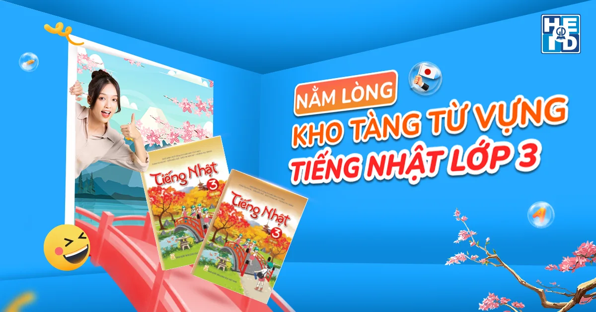 Từ vựng tiếng Nhật lớp 3