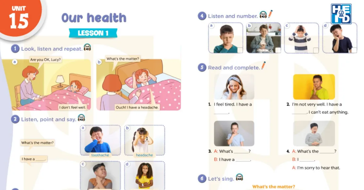 Unit 15 - Từ vựng tiếng anh lớp 5