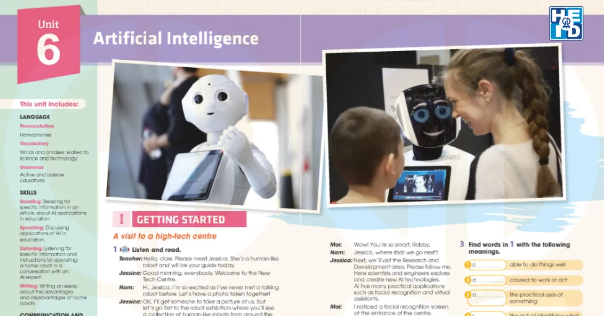 Unit 6 - Artificial Intelligence - Từ vựng tiếng anh lớp 12