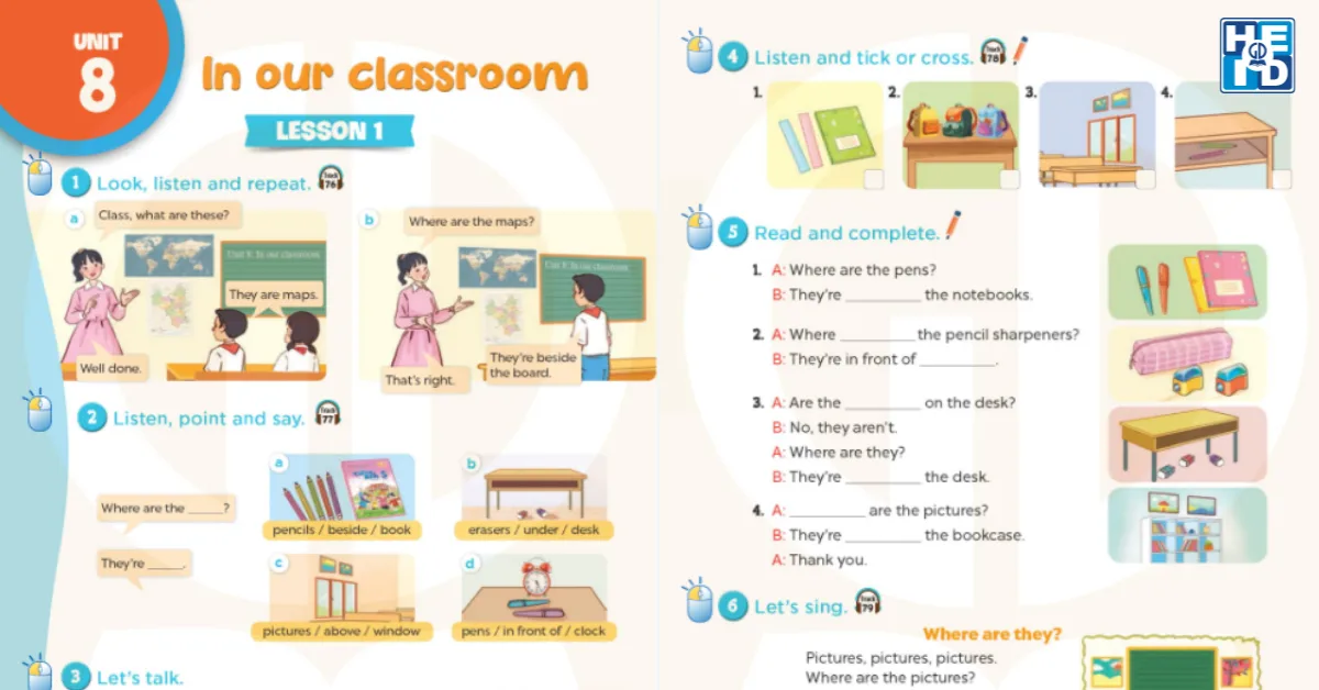 Unit 8 - Từ vựng tiếng anh lớp 5