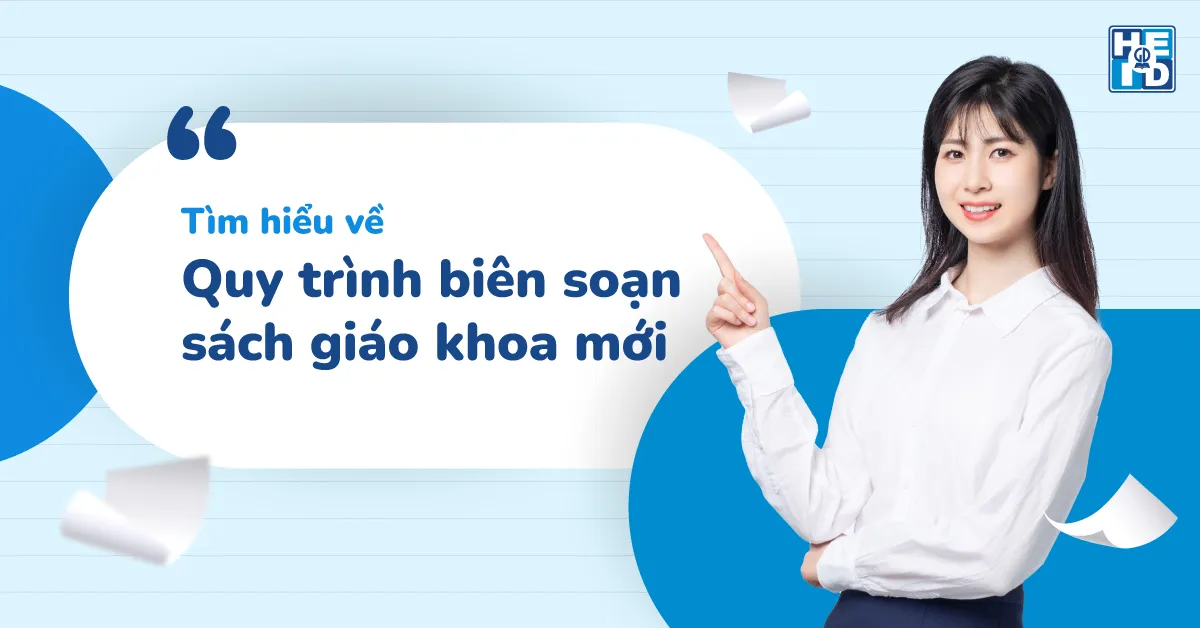 quy trình biên soạn sách giáo khoa mới