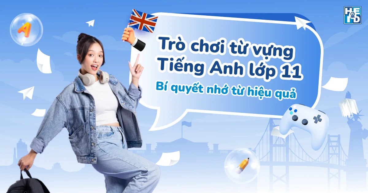 Trò chơi từ vựng tiếng Anh lớp 11