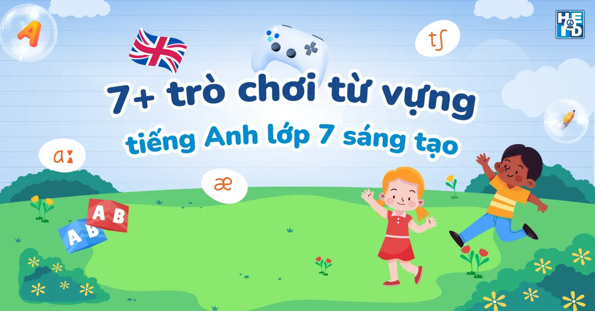 Trò chơi từ vựng tiếng Anh lớp 7