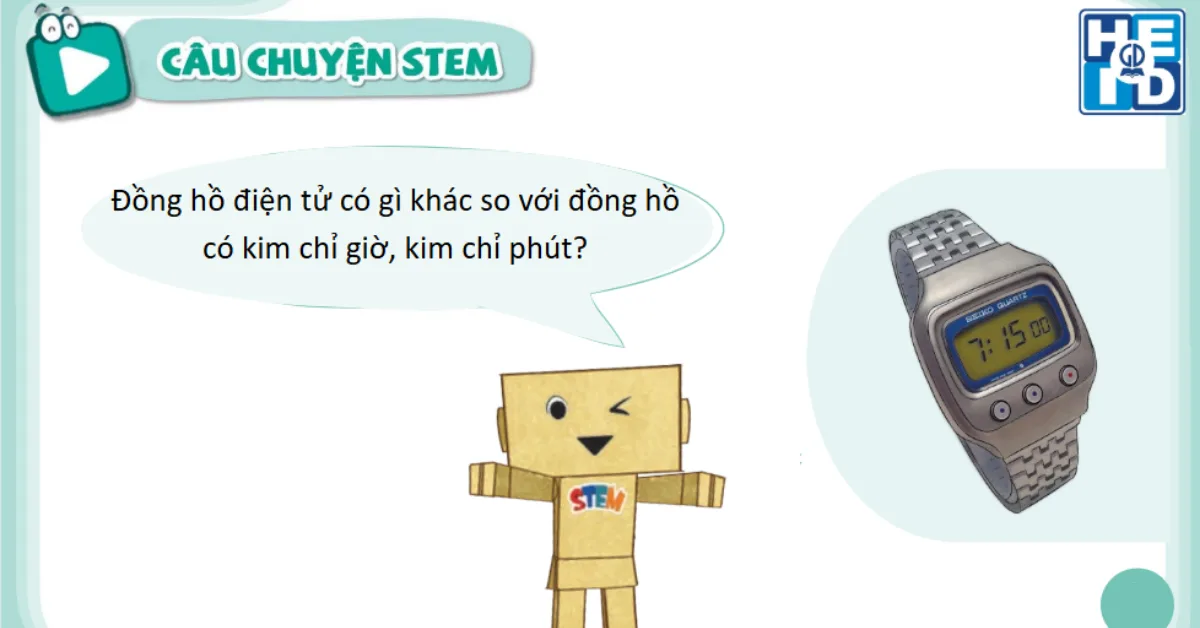 Đồng hồ điện tử - Stem lớp 2