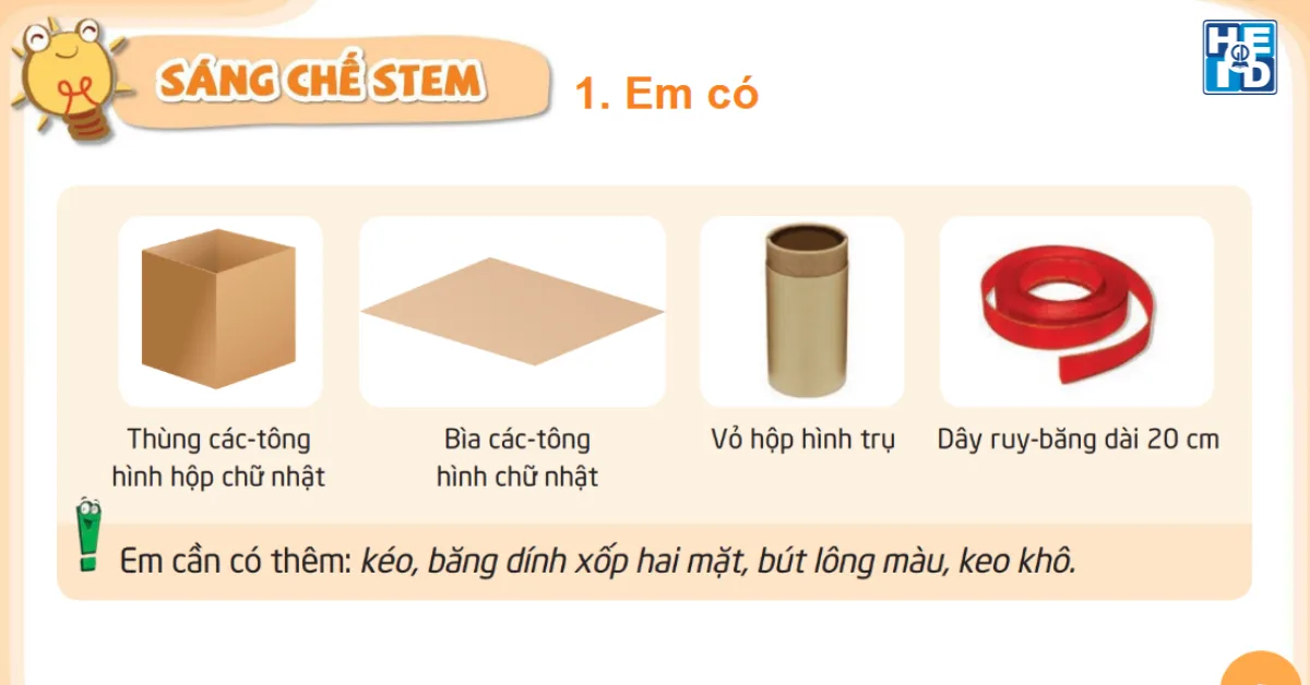 Thùng rác nắp lật - Stem lớp 2