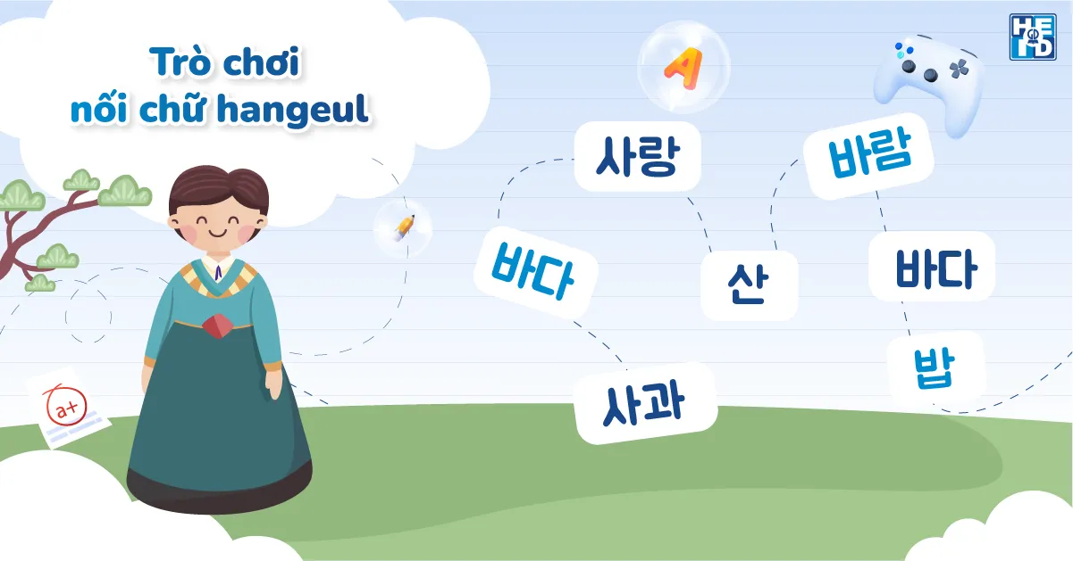 Trò chơi hấp dẫn cho tiết học tiếng hàn 