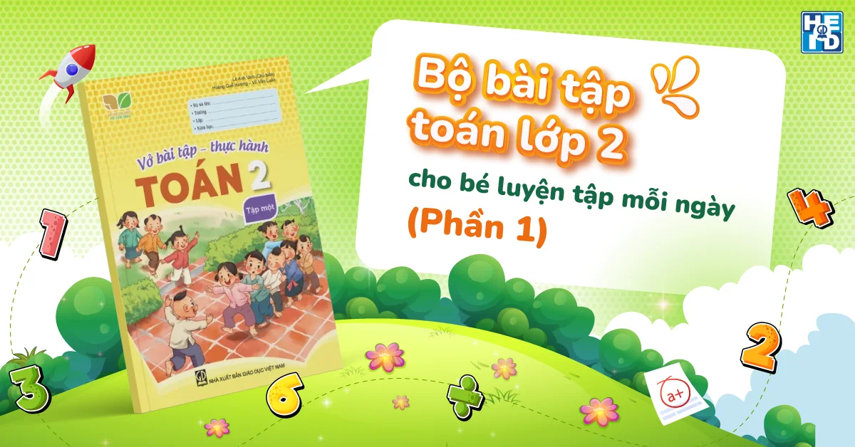 bài tập toán lớp 2