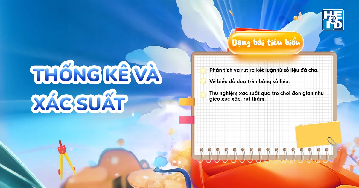 Dạng bài tiêu biểu của thống kê và xác suất - bài tập toán tư duy lớp 5