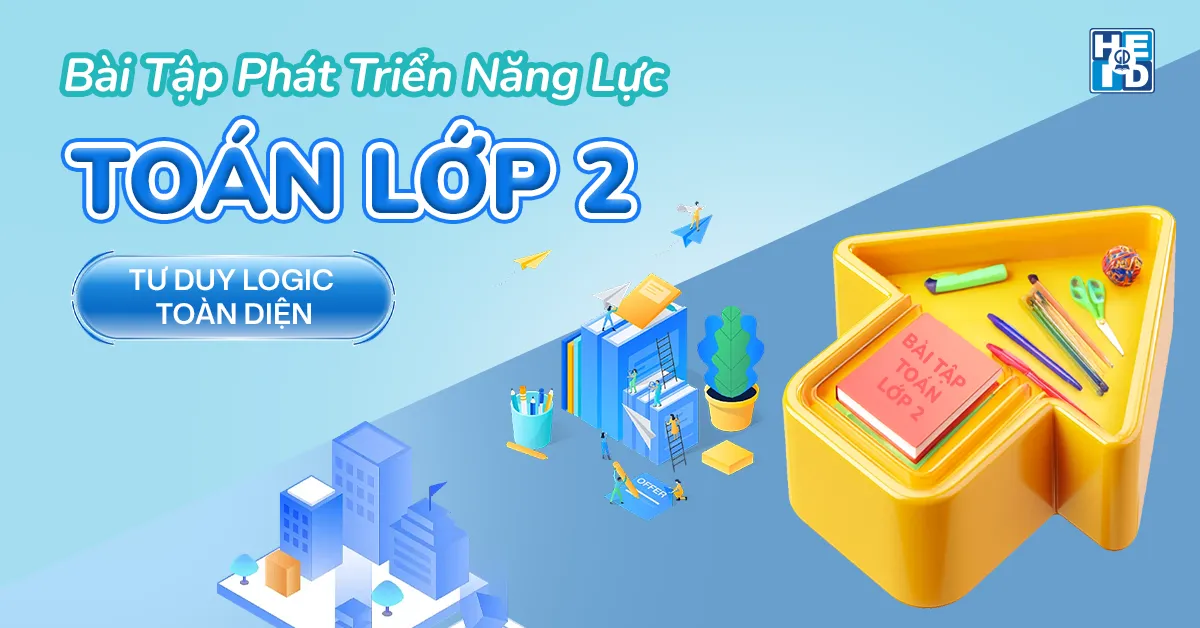 bài tập phát triển năng lực toán lớp 2