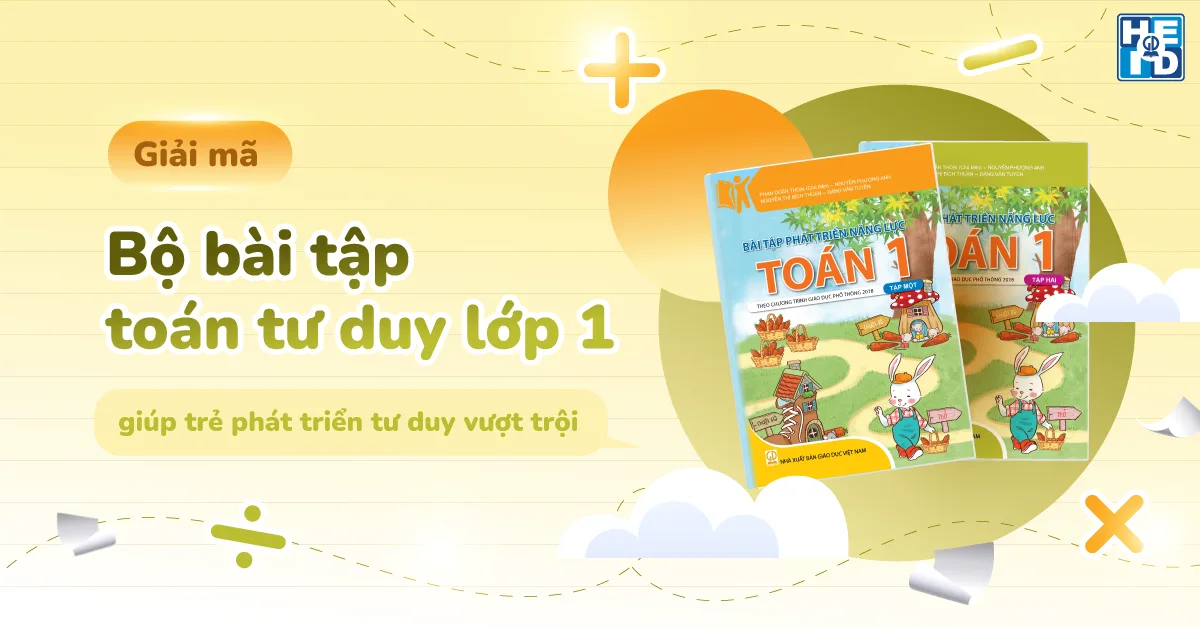 bài tập toán tư duy lớp 1