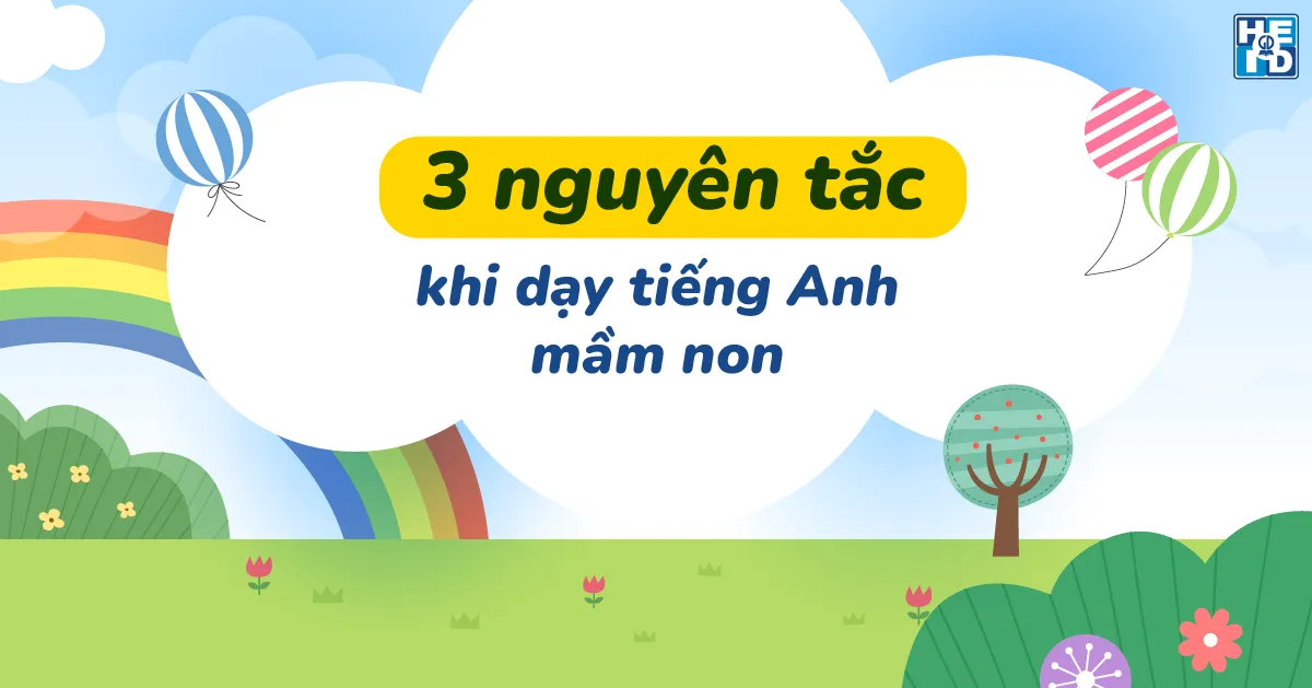 dạy tiếng Anh mầm non