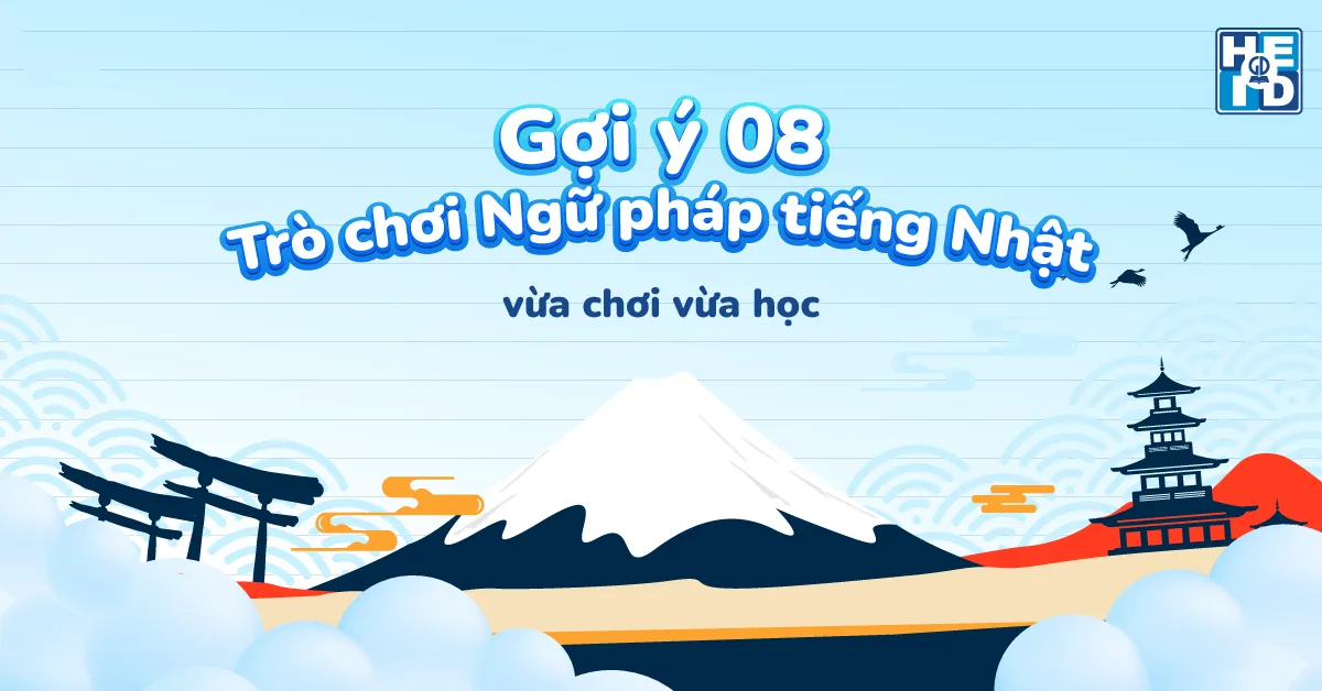 Trò chơi ngữ pháp tiếng Nhật