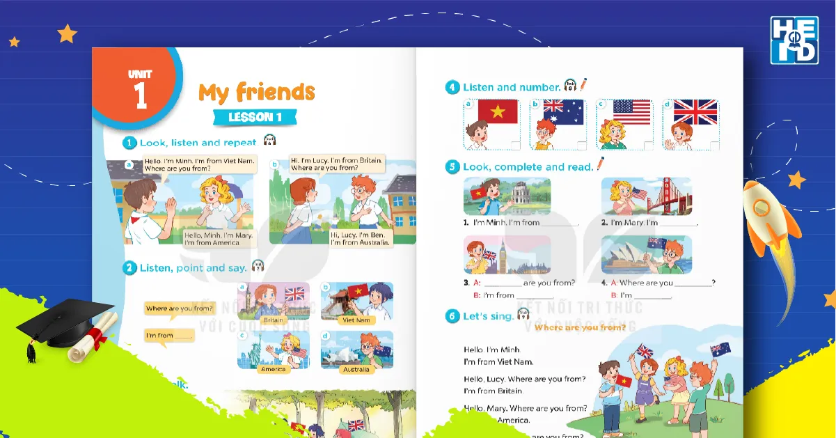 Unit 1 - Global Success lớp 4