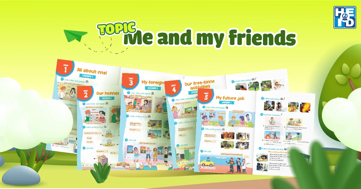Topic Me and my friends - Global Success lớp 5