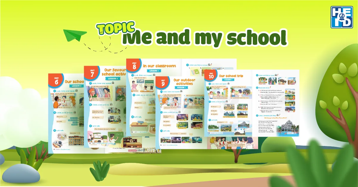 Topic Me and my school - Global Success lớp 5
