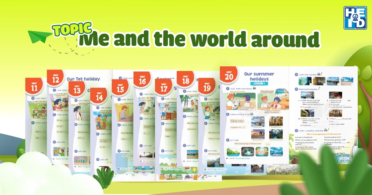 Topic Me and the world around - Global Success lớp 5