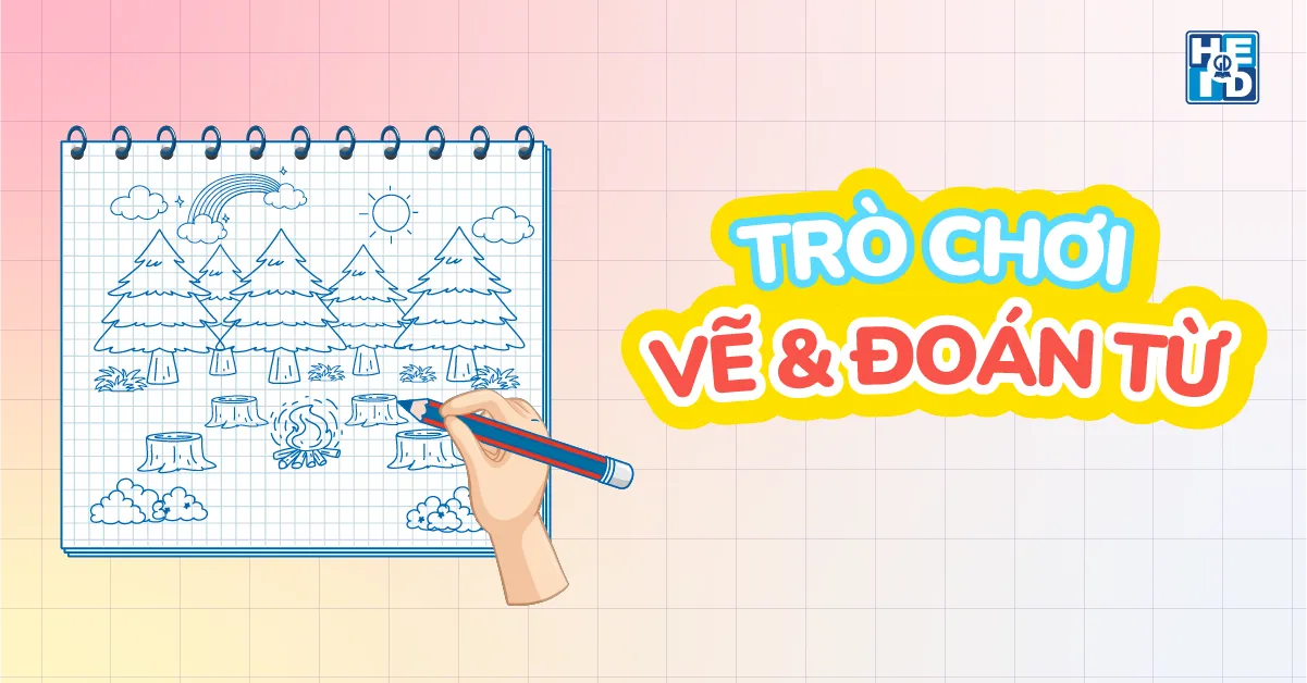 Trò chơi vẽ và đoán từ - từ vựng tiếng Hàn lớp 3