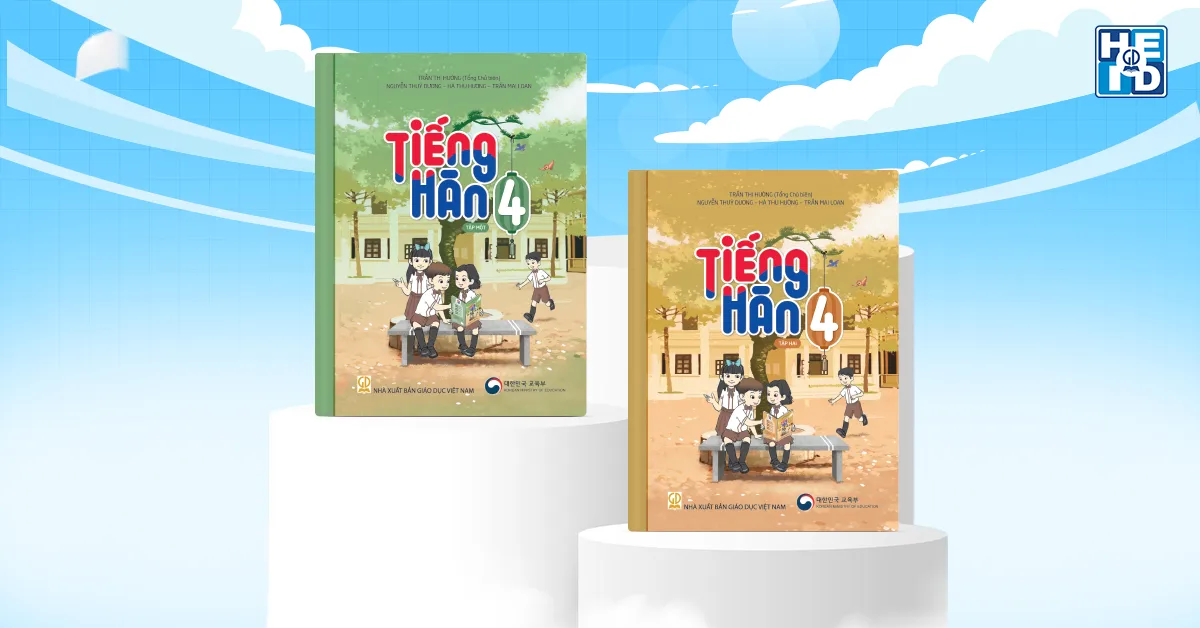 Bộ sách Tiếng Hàn lớp 4 – NXB Giáo dục Việt Nam - soạn bài giảng tiếng Hàn
