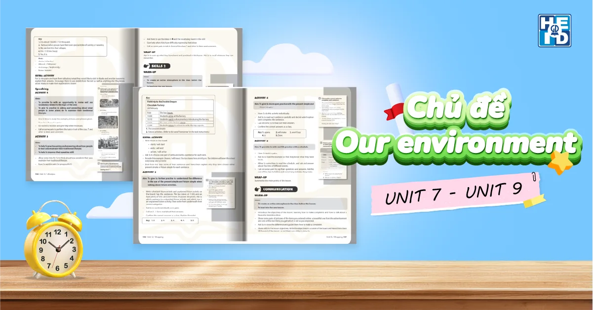Chủ đề Our environment - Global Success lớp 8
