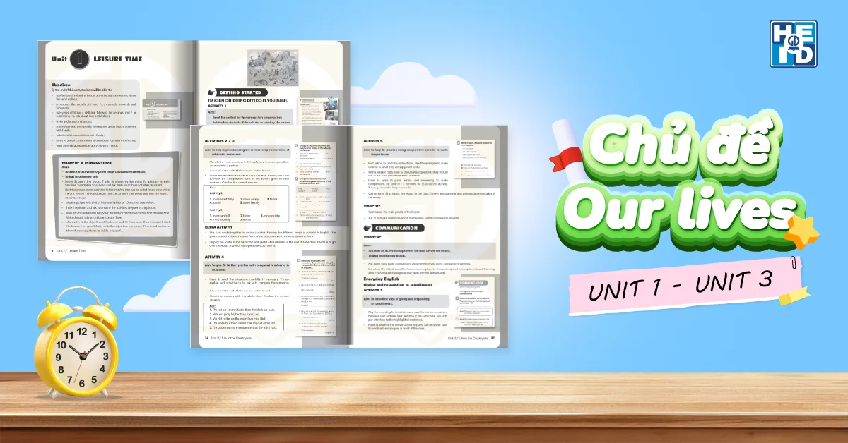 Chủ đề Our lives - Global Success lớp 8