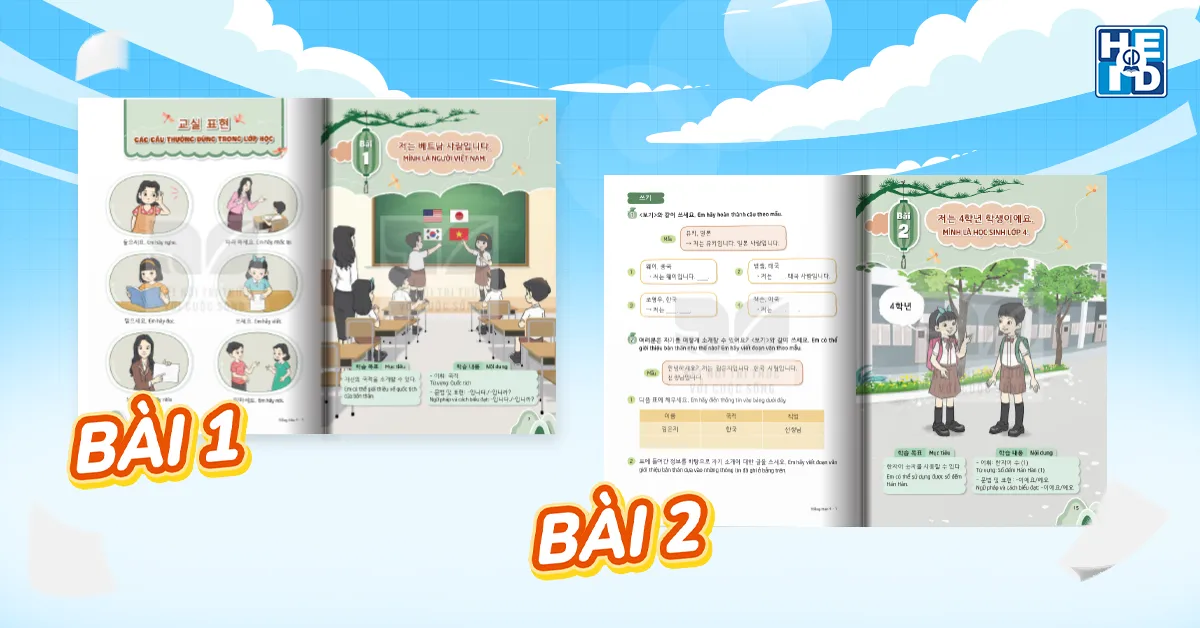 Giới thiệu bản thân – Tôi là ai (Bài 1–2) soạn bài giảng tiếng Hàn