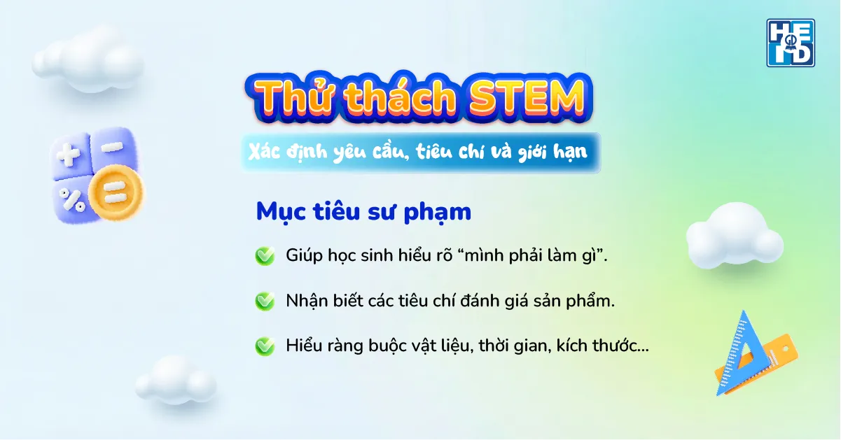 Thử thách STEM - soạn bài stem