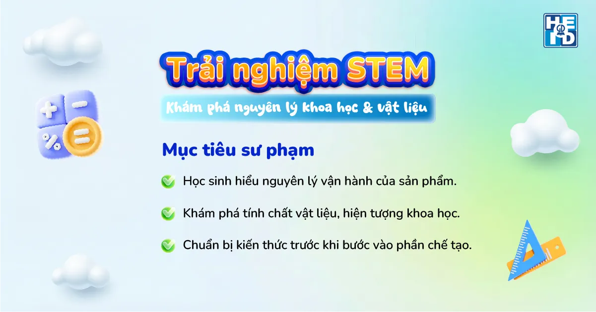 Trải nghiệm STEM - soạn bài stem