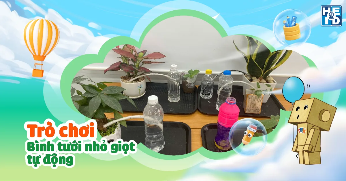 Trò chơi Bình tưới nhỏ giọt tự động - trò chơi stem