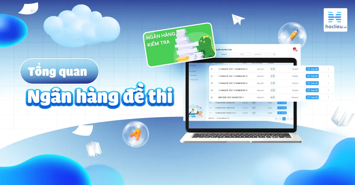 ngân hàng đề thi tiếng anh